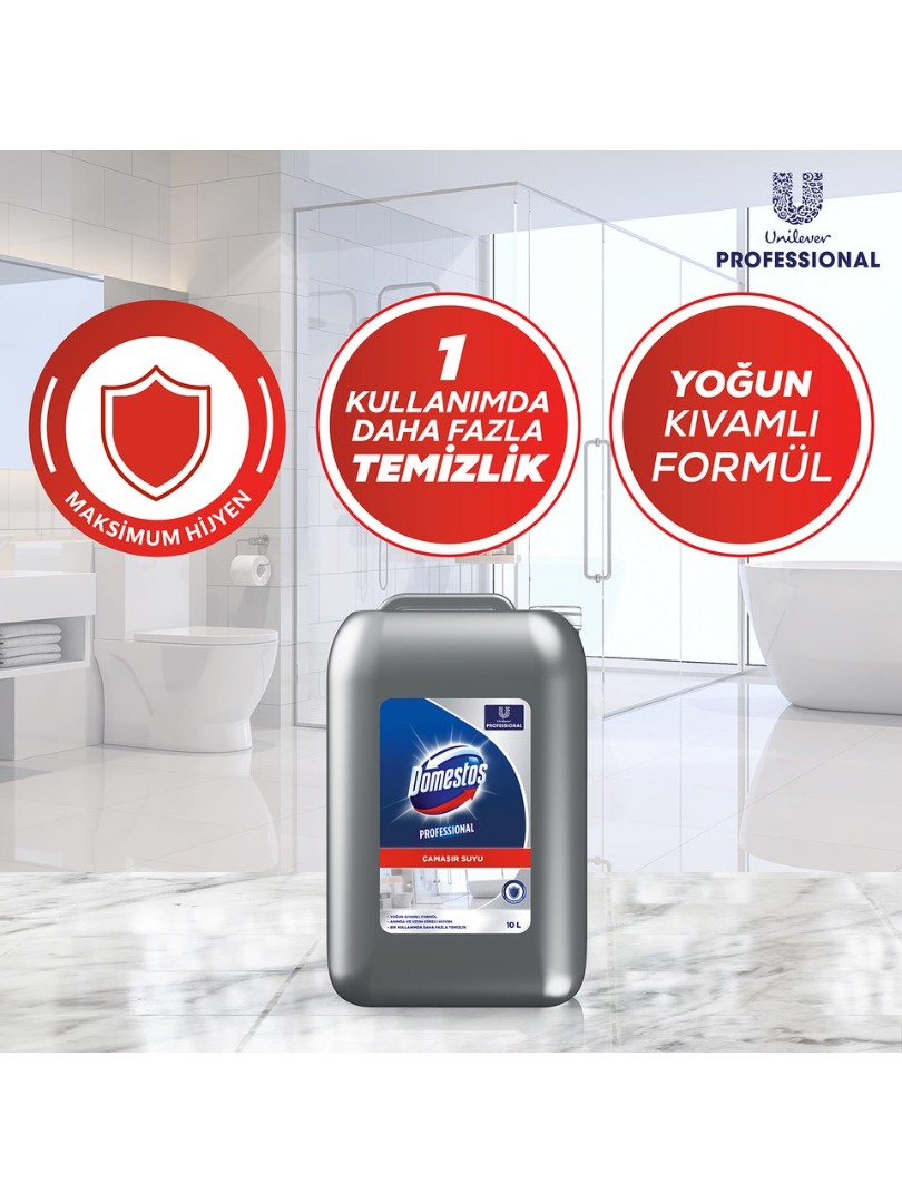 Domestos U-Pro Professional Çamaşır Suyu 10lt