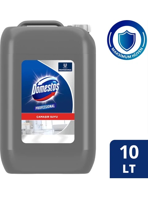 Domestos U-Pro Professional Çamaşır Suyu 10lt - Güçlü Temizlik