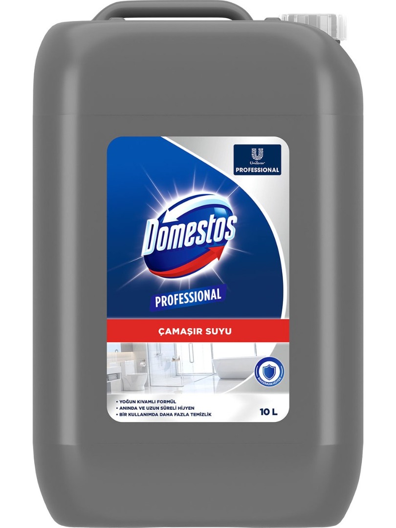 Domestos U-Pro Professional Çamaşır Suyu 10lt - Güçlü Temizlik