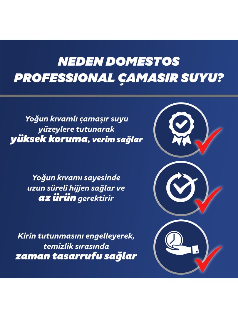 Domestos U-Pro Professional Çamaşır Suyu 10lt