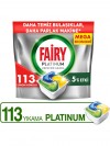 Fairy Platinum Bulaşık Makinesi 113 Yıkama Limon Kokulu