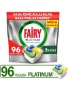 Fairy Platinum Bulaşık Makinesi Kapsülü 96 Yıkama Limon Kokulu
