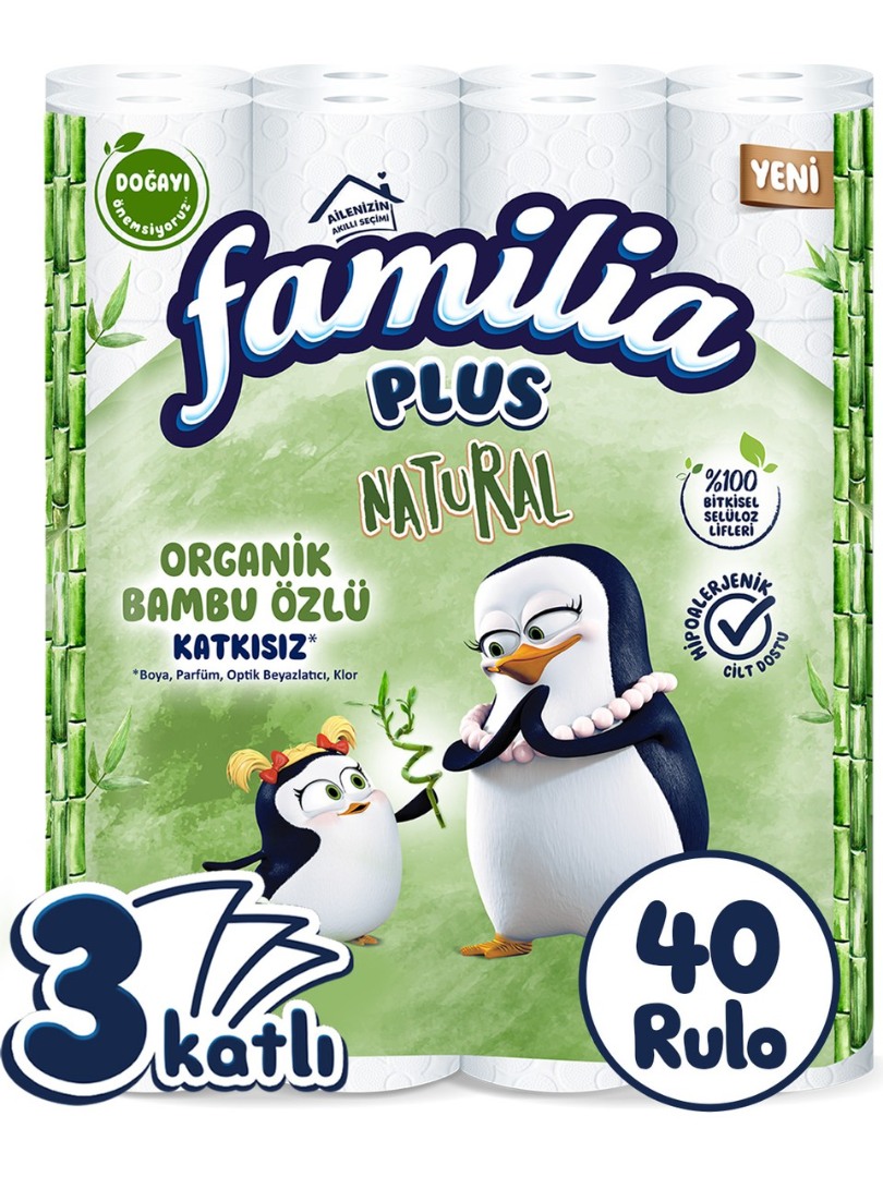 Familia Plus Natural 40'lı Tuvalet Kağıdı