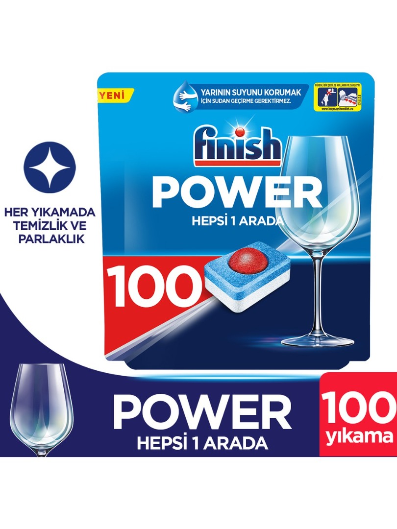 Finish Hepsi Bir Arada Deterjan Tableti - 100 Yıkama