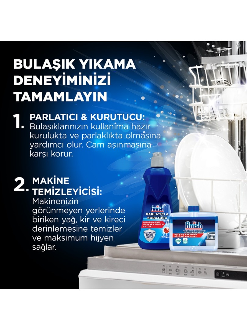 Finish Quantum 60 Kapsül Bulaşık Makinesi Deterjanı Tableti