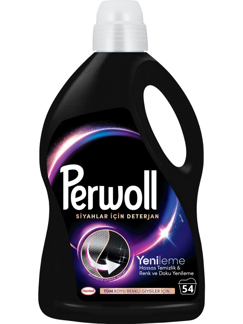 Perwoll Geliştirilmiş Siyah Sıvı Çamaşır Deterjanı 2970 ml