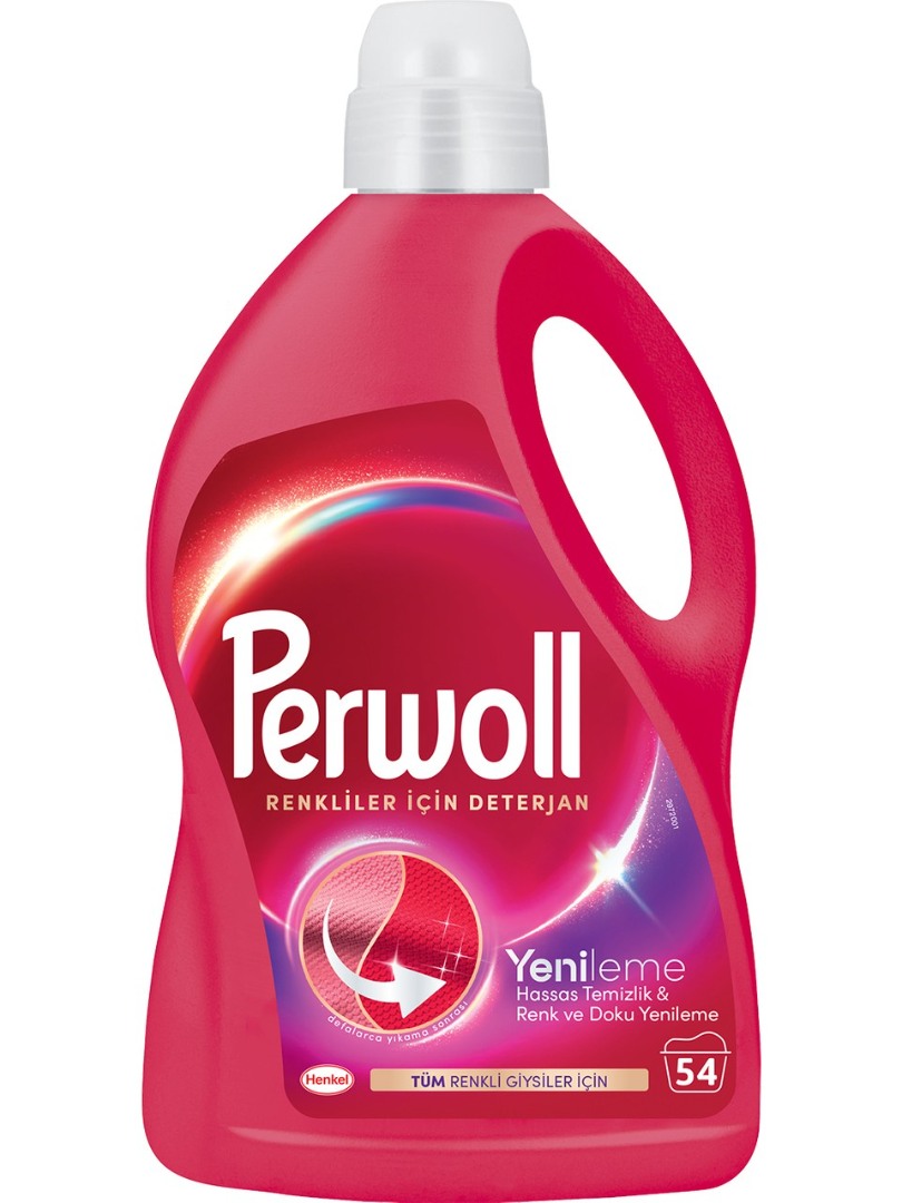 Perwoll Geliştirilmiş Renkli Sıvı Çamaşır Detarjanı 2970 ml