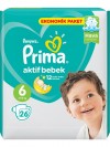 Prima Bebek Bezi Aktif Bebek 6 Beden 26 Adet Ekstra Large Ekonomik Paket Prima Bebek Bezi Aktif Bebek 6 Beden 26 Adet Ekstra Large Ekonomik Paket