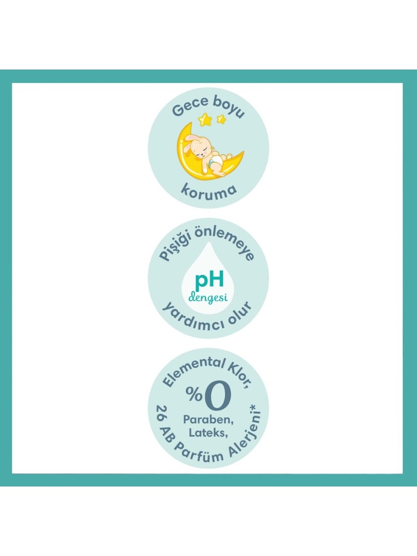 Prima Aktif Bebek, Bebek Bezi 2 Numara, 180 adet