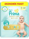 Prima Bebek Bezi Premium Care 1 Numara 70 Adet Yenidoğan Ekonomik Paket