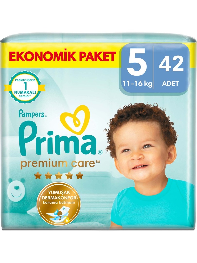 Prima Premium Care Bebek Bezi 5 Numara - 42 Adet Ekonomik