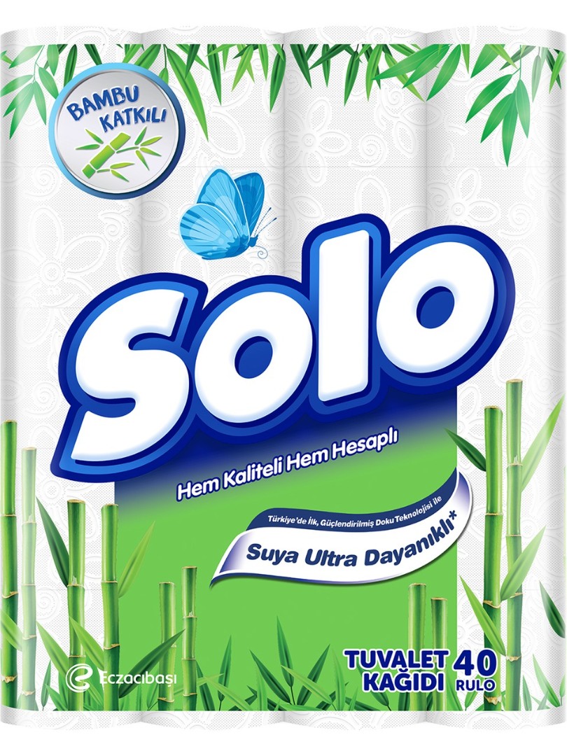 Solo Bambu Tuvalet Kağıdı 40'lı - Doğal ve Dayanıklı