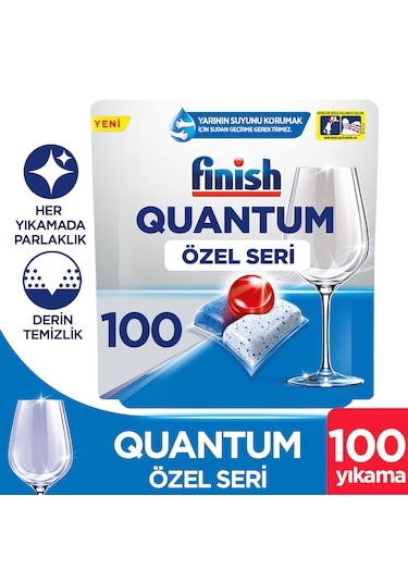 Finish Quantum Özel Seri 100 Kapsül Bulaşık Makinesi Deterjanı Tableti