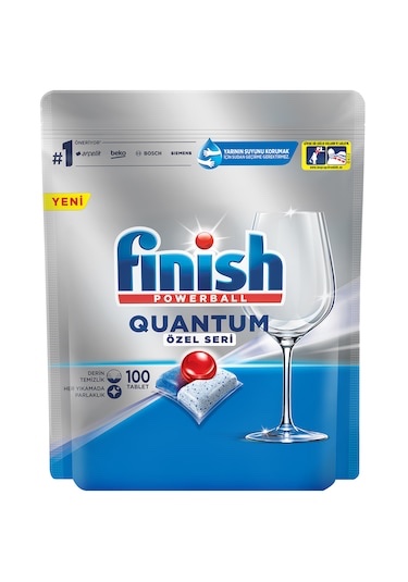 Finish Quantum Özel Seri 100 Kapsül Bulaşık Makinesi Deterjanı Tableti