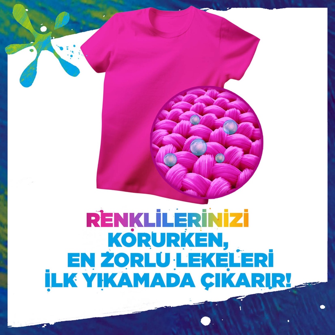 Omo Active Fresh Renkliler 60 Yıkama 9 Kg