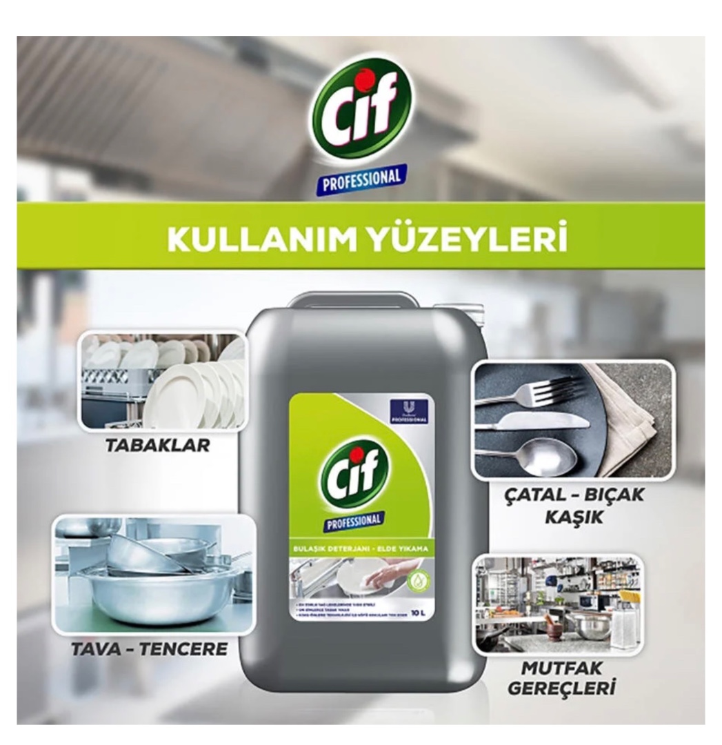 Cif Professional Elde Bulaşık Deterjanı 10 L