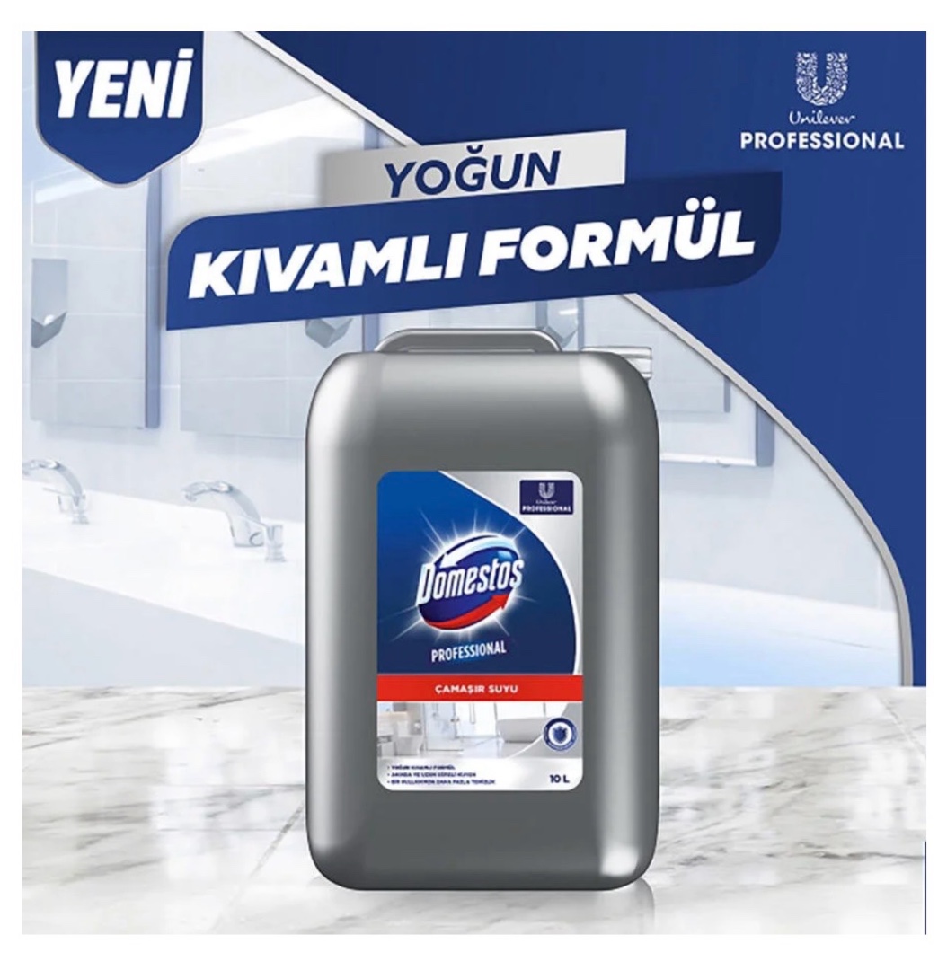 Domestos Professional Yoğun Kıvamlı Çamaşır Suyu 10 Litre