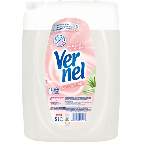 Vernel Çamaşır Yumaşatıcısı Sensitive 5 Lt